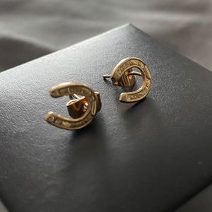 10k Gold Horseshoe Earrings